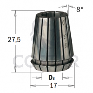 цанга высокоточная ER16  (00-00112327)