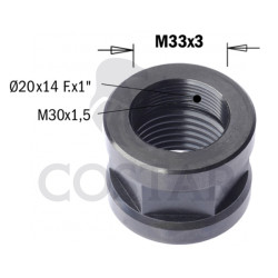 Гайка для патронов высокоточных 20x14Fx25,4 LH (00-00112515)